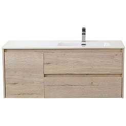 BelBagno Тумба с раковиной Kraft 120 R подвесная Rovere Galifax Bianco – фотография-2