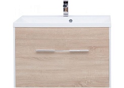 Aquanet Тумба с раковиной Августа 90 дуб сонома – фотография-5