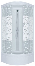 Triton Душевая кабина Стандарт В узоры 100x100 – фотография-1
