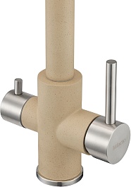 Milacio Смеситель для кухни Ultra MCU.553.BG бежевый – фотография-3