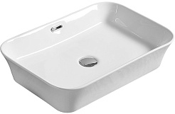 SantiLine Раковина накладная 56 SL-1009 белая – фотография-1