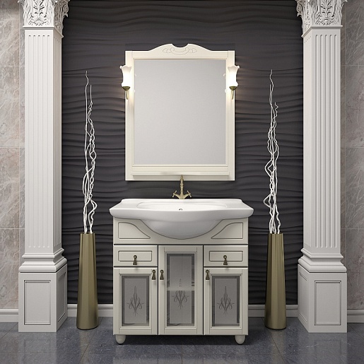 Opadiris Мебель для ванной "Тибет 80" слоновая кость – фото-1