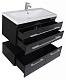 Aquanet Тумба подкатная "Нота 100" черная – картинка-18
