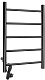 Domoterm Полотенцесушитель электрический Аврора DMT 109-5 50x60 ЧРН EK L черный – фотография-6