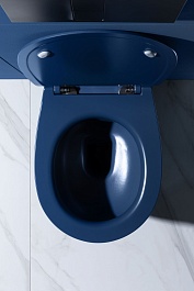 Allen Brau Чаша подвесного унитаза Fantasy 4.11004.ID индиго – фотография-4