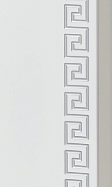 Misty Шкаф-пенал Престиж 35 R белый/серебряная патина – фотография-5