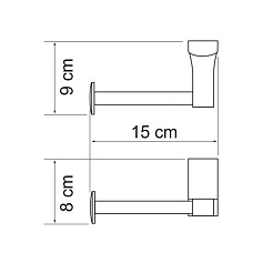 WasserKRAFT Держатель туалетной бумаги Leine K-5096WHITE – фотография-2