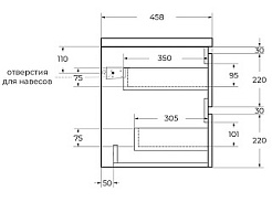 Cezares Тумба под раковину Plane 120 подвесная bianco lucido – фотография-5