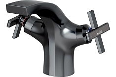 Mixline Смеситель для раковины 1/2 керамический ML38-04 "Graphite" графит