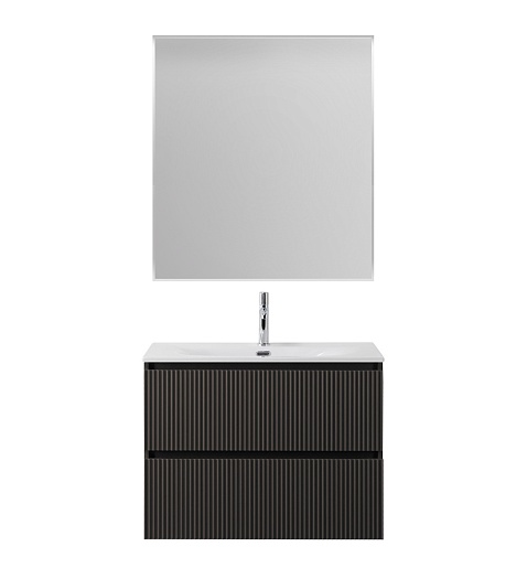 BelBagno Тумба под раковину Uno mini 90 подвесная Темно-Серый матовый – картинка-9