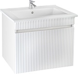 Runo Тумба с раковиной Модена 75 подвесная белая