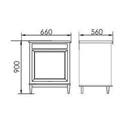 Атолл Мебель для ванной "Марсель 265" – фотография-4