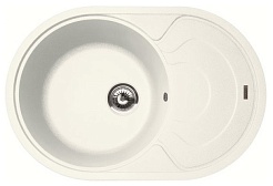 Florentina Мойка гранитная Родос 760 с крылом жасмин – фотография-1