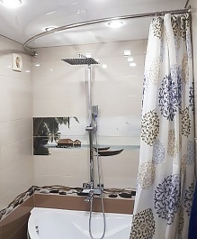 Aquatek Карниз для ванны Галатея 135х135 дугообразный – фотография-3