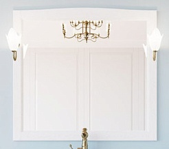 ValenHouse Зеркало Эллина 105 белое – фотография-1