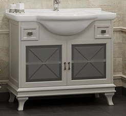 Opadiris Тумба под раковину Борджи 95 слоновая кость – фотография-1