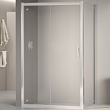 RGW Душевой уголок Passage PA-76 (PA-016 + Z-050-2) 140x100 профиль хром стекло прозрачное