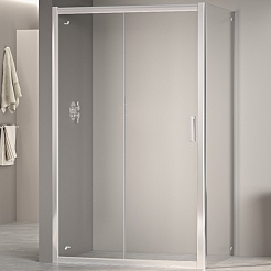 RGW Душевой уголок Passage PA-76 (PA-016 + Z-050-2) 140x100 профиль хром стекло прозрачное – фотография-1