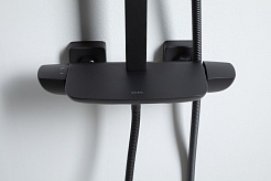 Allen Brau Душевая стойка Infinity 5.21030-31 черный матовый – фотография-3