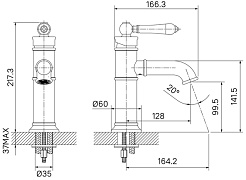 Iddis Смеситель для раковины Oxford OXFSB00i01 – фотография-3