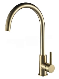 Oliveeka Смеситель для кухни KS OL-963002-BG золотой матовый – фотография-1