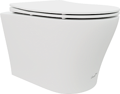 Ceruttispa Унитаз подвесной Adige Aria MW CT9245 белый матовый – фотография-1