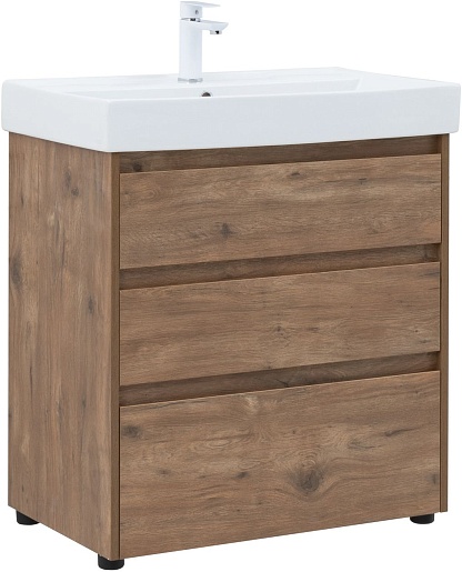 Aquanet Тумба под раковину Nova Lite 75 дуб рустикальный – фото-1