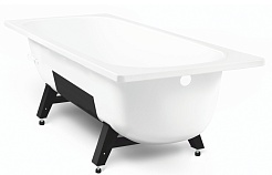 ВИЗ Стальная ванна Tevro 170/70 Т-72902 белая орхидея с опорной подставкой – фотография-1