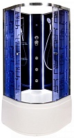 DTO Душевая кабина BМ4590 N с LED-подсветкой и гидромассажем