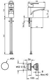 Vitra Смеситель D Line A49186EXP – фотография-3