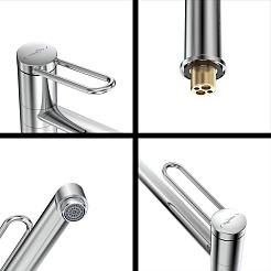 Tokito Смеситель для кухни KANDA хром TOK-KAN-1012 – фотография-3