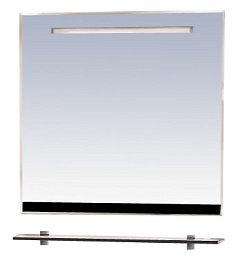 Misty Зеркало для ванной Джулия 90 черное – фотография-1