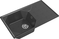 Granfest Мойка кухонная GF-U-840L графит – фотография-1