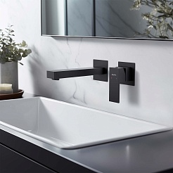 Aquatek Смеситель для раковины Либра AQ1613MB матовый черный – фотография-7