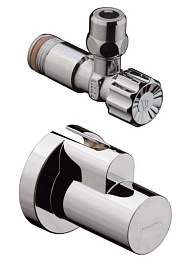 Hansgrohe Вентиль угловой 13954000 с кожухом – фотография-1