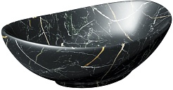 Teymi Раковина накладная Lori 60 T50499 черный мрамор – фотография-3