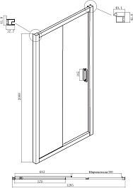 Ambassador  Душевой уголок Forsa 130x100 17021219AB-100AB – фотография-8