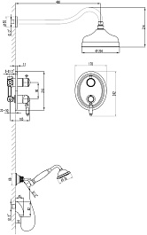 Lemark Душевой комплект Villa LM4829C хром – фотография-2
