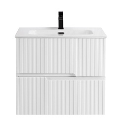 Cezares Тумба с раковиной Duet 70 подвесная CZR-8095-70 bianco lucido – фотография-2