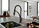 Paini Смеситель для кухни Barolo A9CR557LMKM гибкий, хром/черный – фотография-11