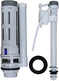 Azario Унитаз-компакт Mirada S AZ-1288A безободковый с бачком с сиденьем микролифт белый – фотография-16