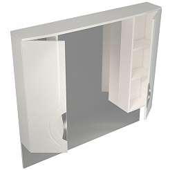 Какса-а Мебель для ванной Каприз 105 белая – фотография-7