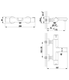 Lemark Смеситель "Yeti LM7832C" для ванны – фотография-2