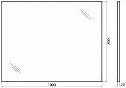 BelBagno Зеркало SPC-AL-1000-800 – фотография-7