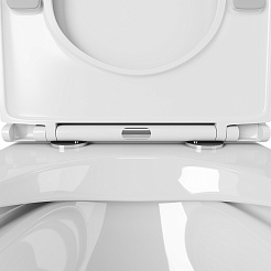 Owl 1975 Унитаз безободковый Tid Cirkel-H с сиденьем DP микролифт – фотография-5