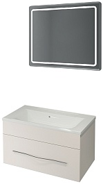 Какса-а Мебель для ванной Редиссон 80 белая – фотография-1