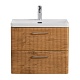 BelBagno Тумба с раковиной Due 60 подвесная Rovere Nature – фотография-20