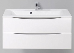 BelBagno Тумба с раковиной MARINO 1000 Bianco Lucido – фотография-1