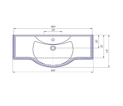Misty Тумба с раковиной Шармель 105 – фотография-5