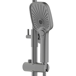 Azario Душевая стойка Escaro AZ-K2374GR серый графит – фотография-3